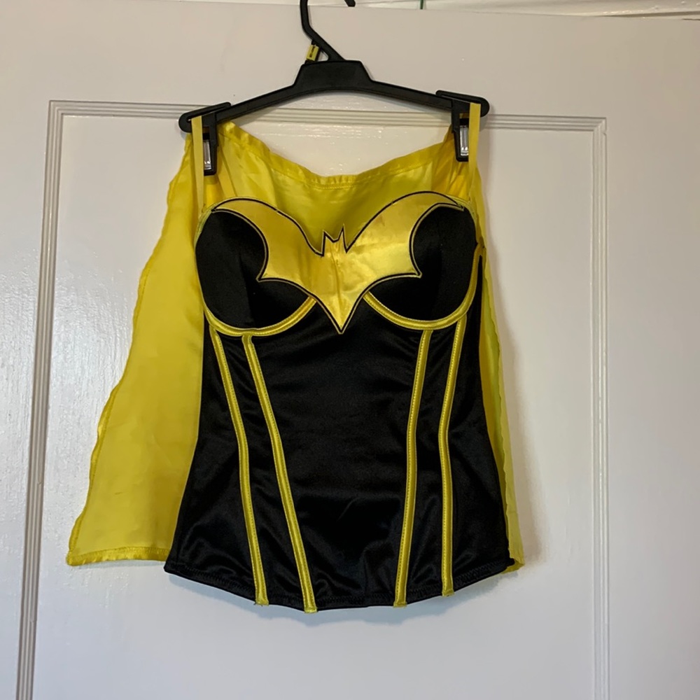 Batgirl corset top Halloween costume
